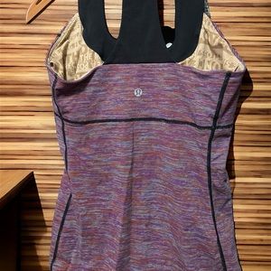 Lululemon fitted strappy athletic blouse